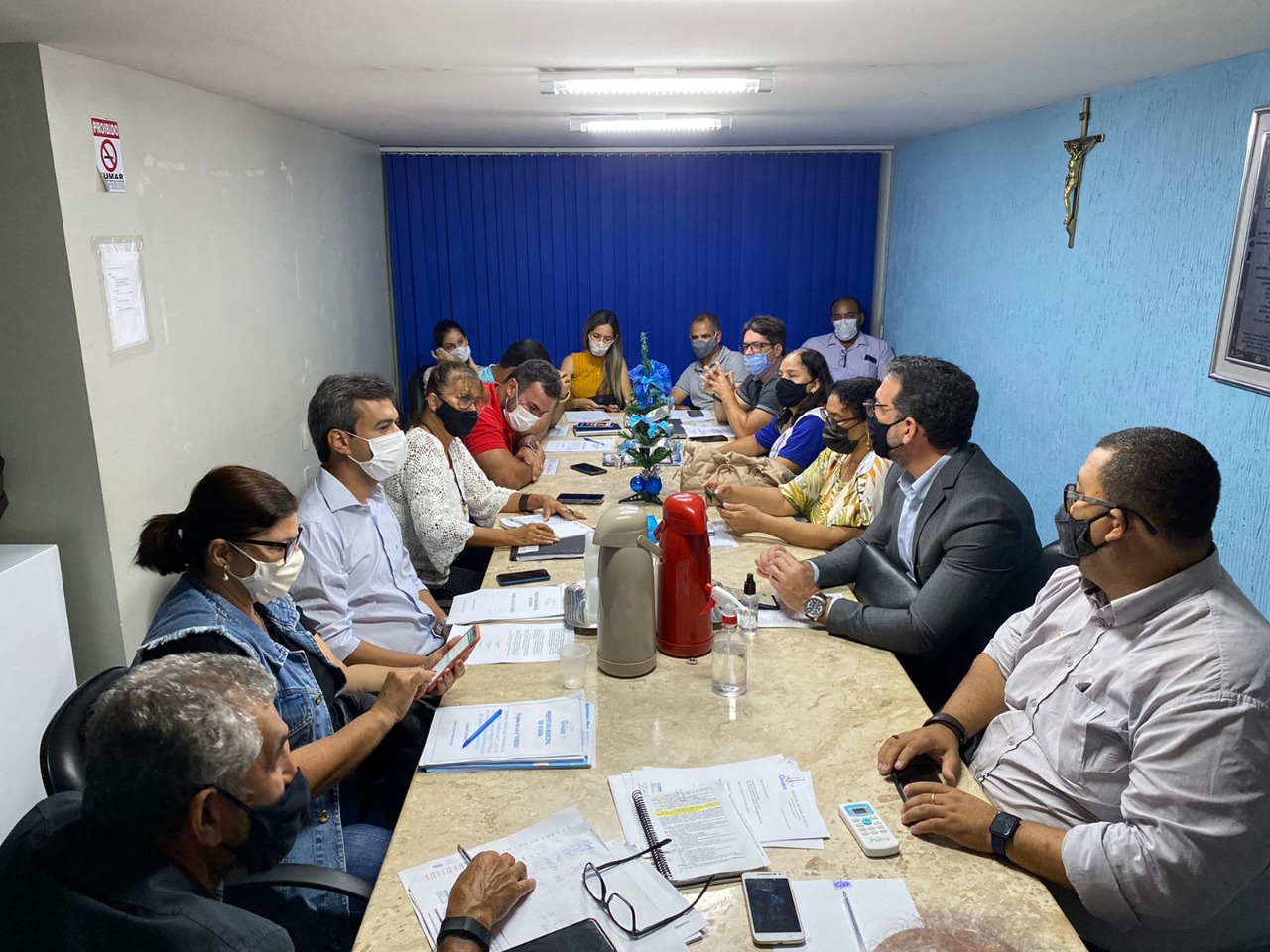 Reunião na Câmara dos Vereadores